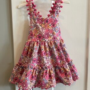 Tommy Bahama Pink Floral Baby Dress